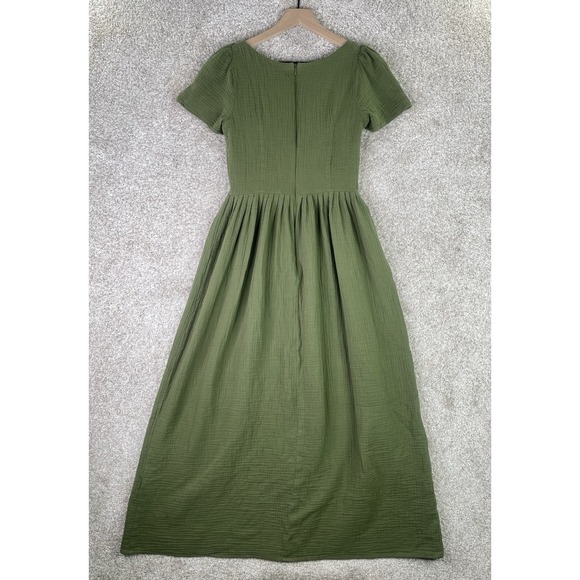 Christy Dawn The Scarlet Dress Women's Small Green Forest Gauze - Picture 4 of 9